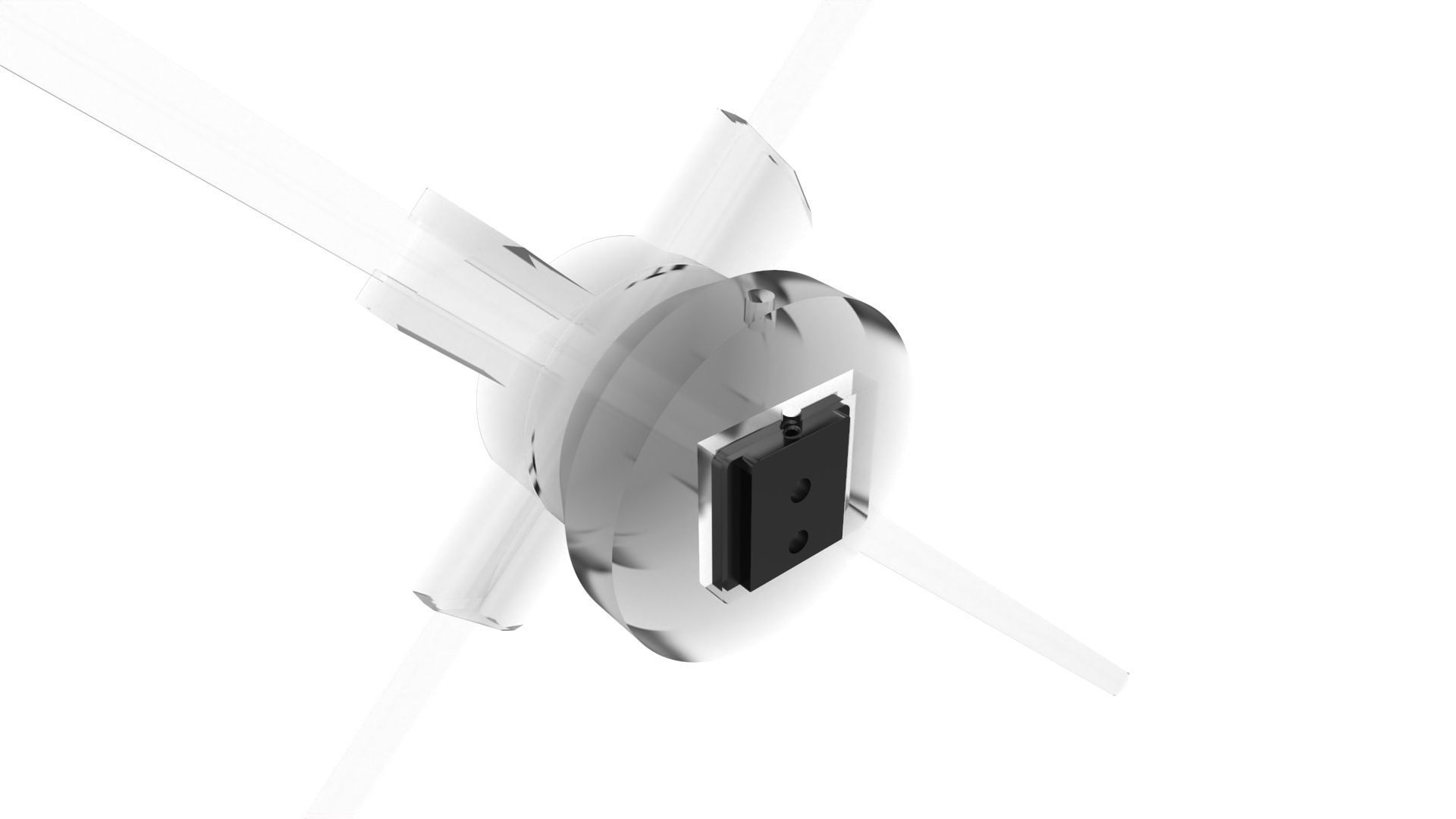 3D Hologrphic Fan 65 cm and 100 cm and Holders 3D model_13