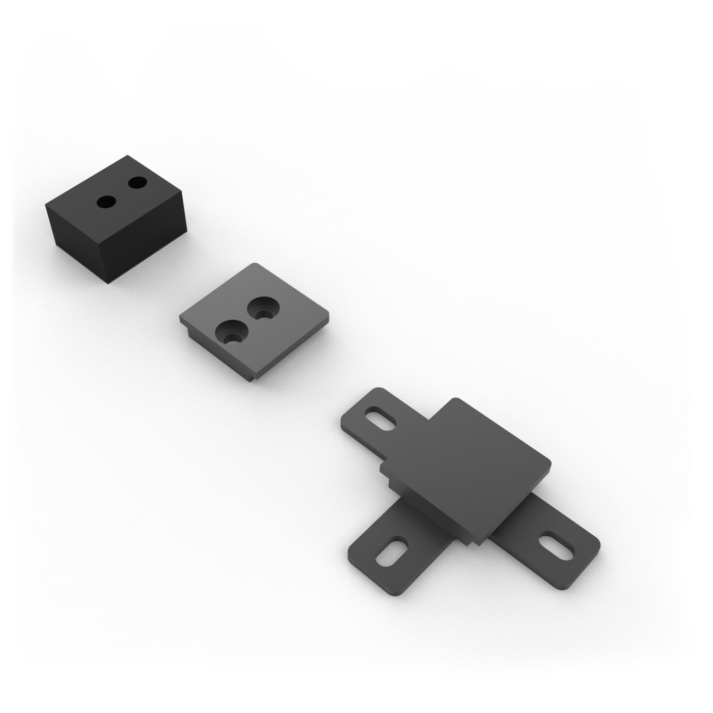 3D Hologrphic Fan 65 cm and 100 cm and Holders 3D model_15