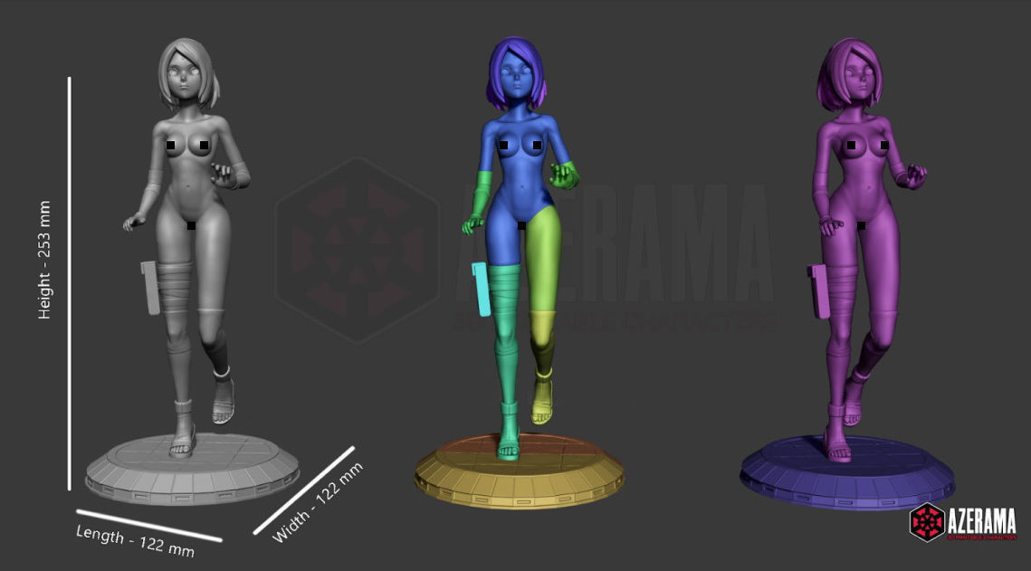 SAKURA NSFW STL READY FOR 3D PRINTING 3D print model_3