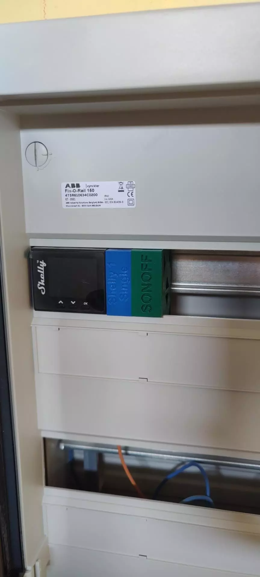 DUAL SONOFF MINI DIN Rail 3D print model_0