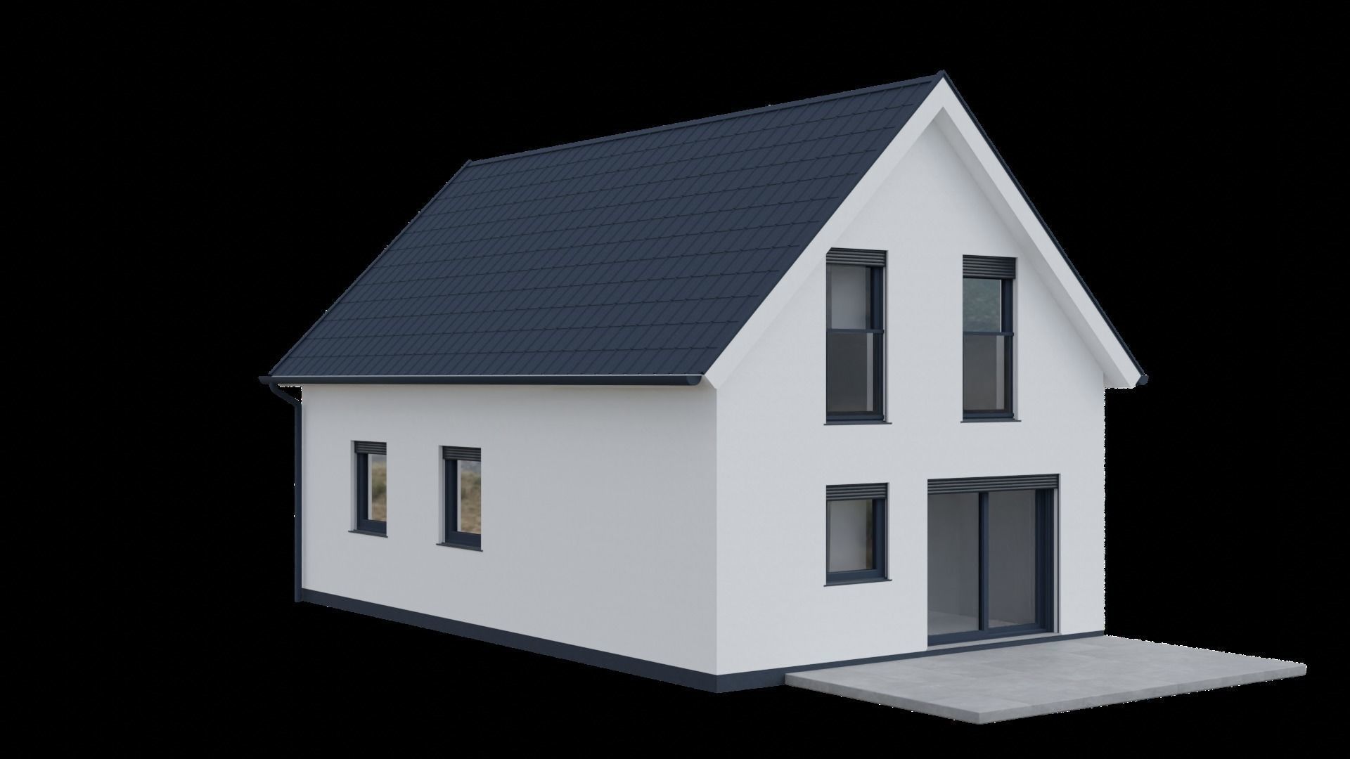 European house 3D model_10