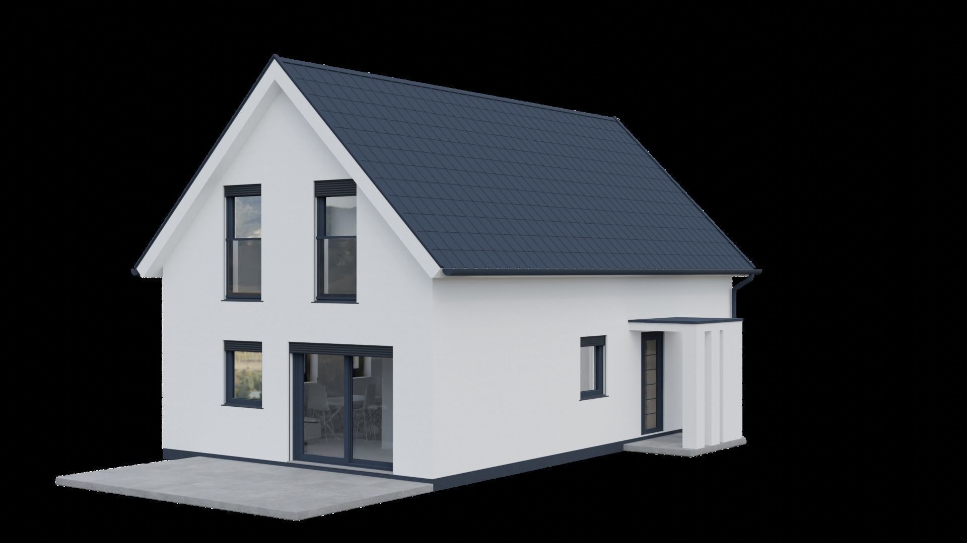 European house 3D model_12