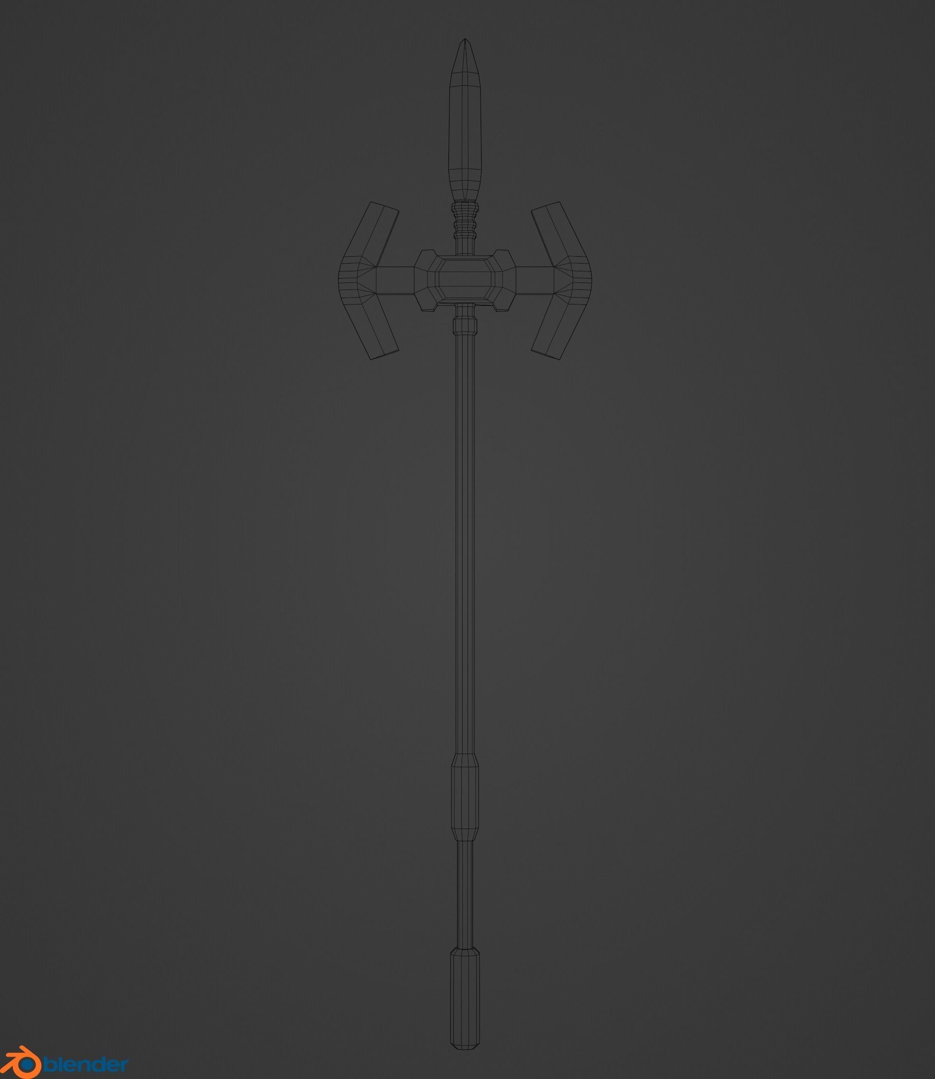 Medieval Weapon Pack Low-poly 3D model_31