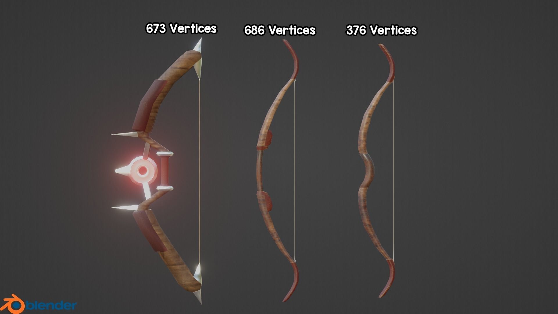 Medieval Weapon Pack Low-poly 3D model_6