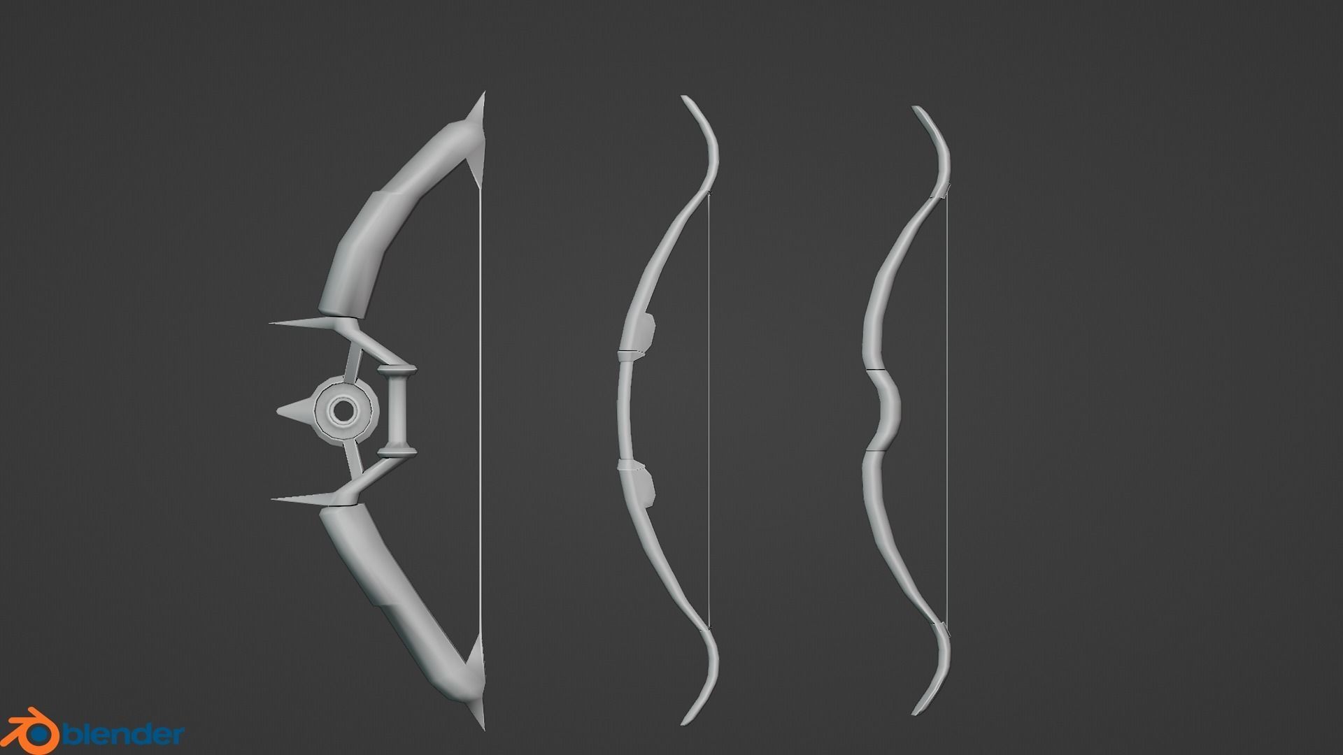 Medieval Weapon Pack Low-poly 3D model_7