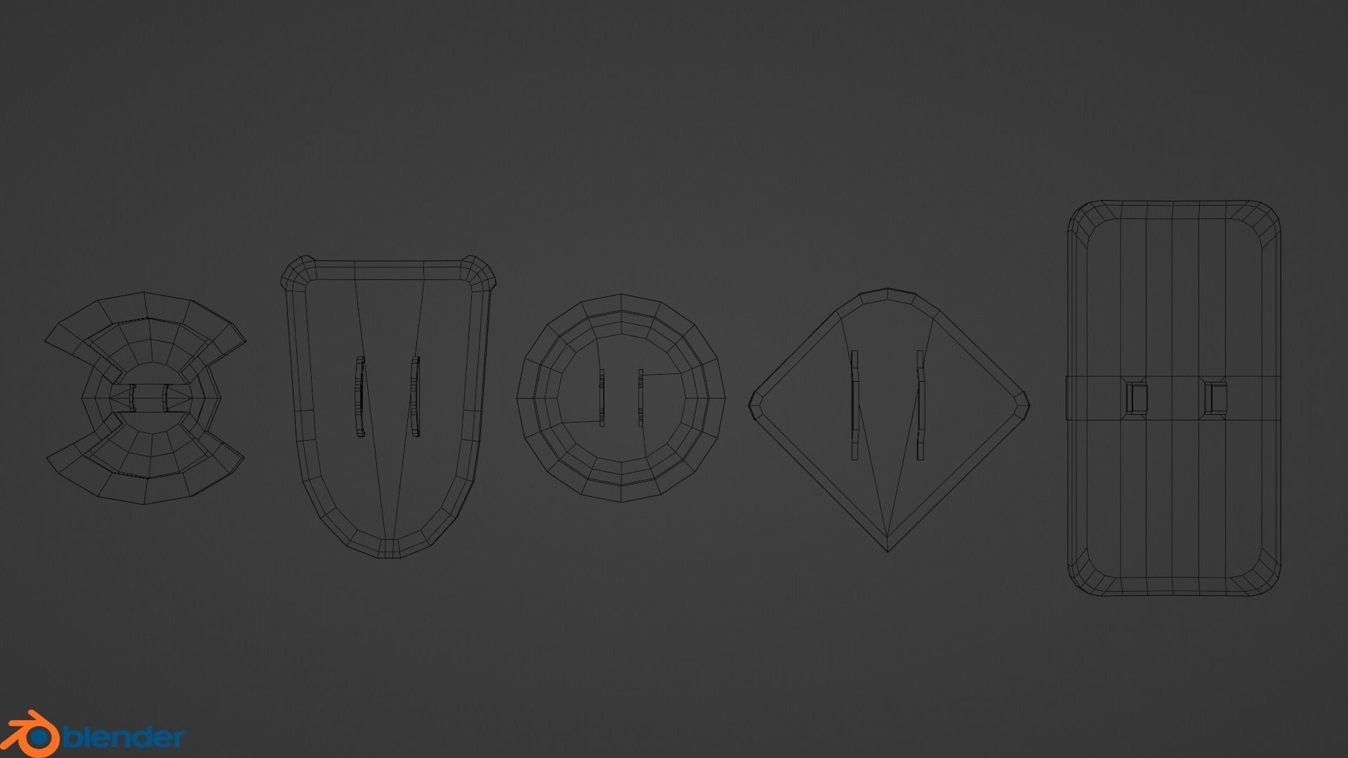 Medieval Weapon Pack Low-poly 3D model_27