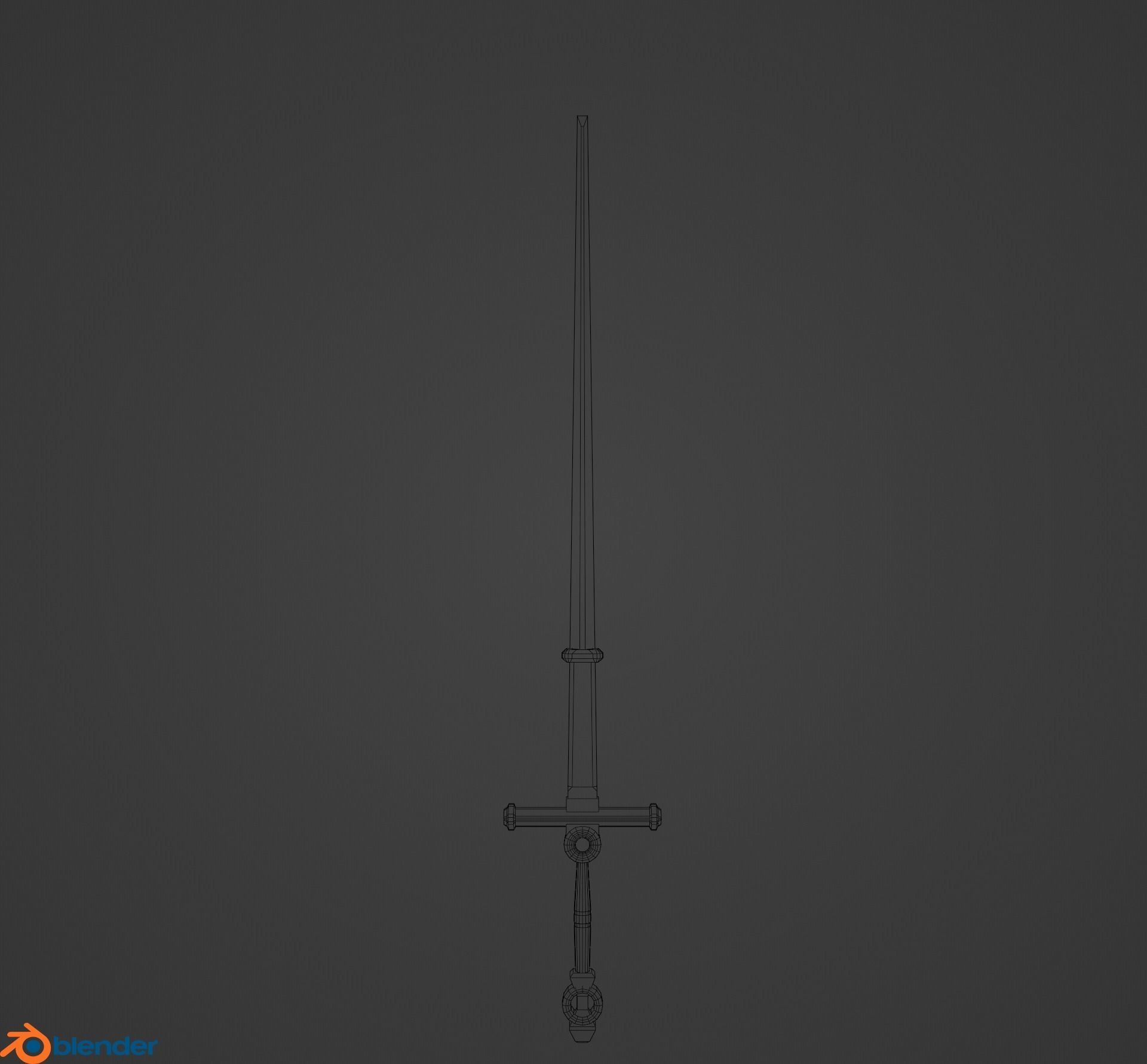 Medieval Weapon Pack Low-poly 3D model_47