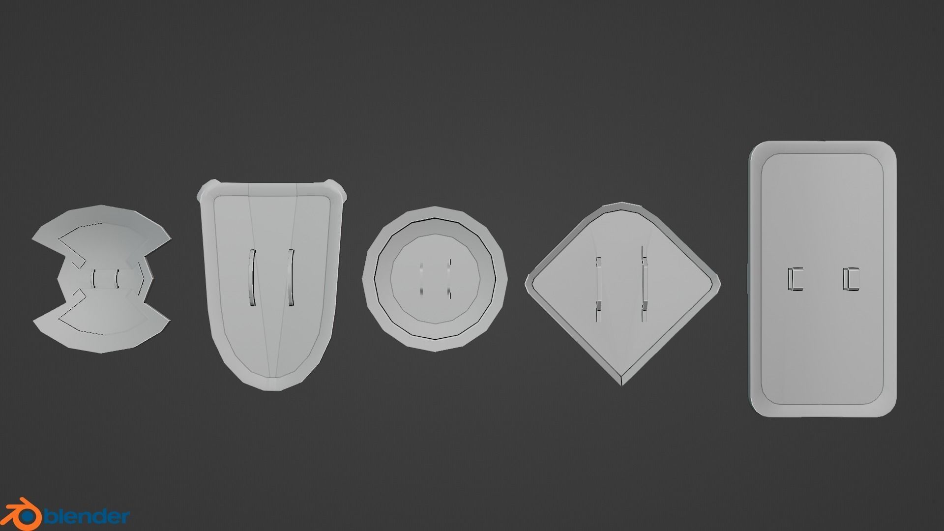 Medieval Weapon Pack Low-poly 3D model_25