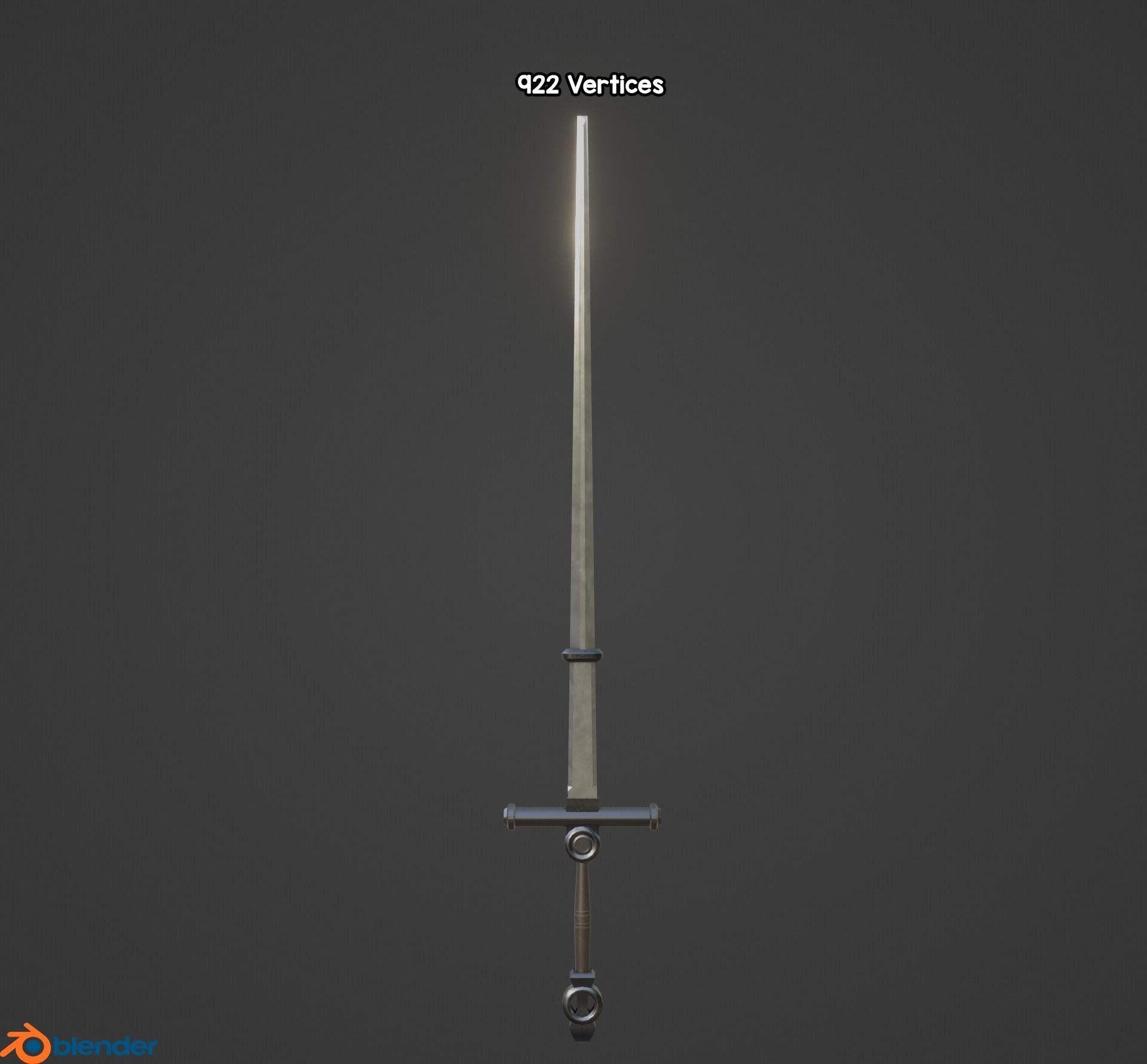 Medieval Weapon Pack Low-poly 3D model_45