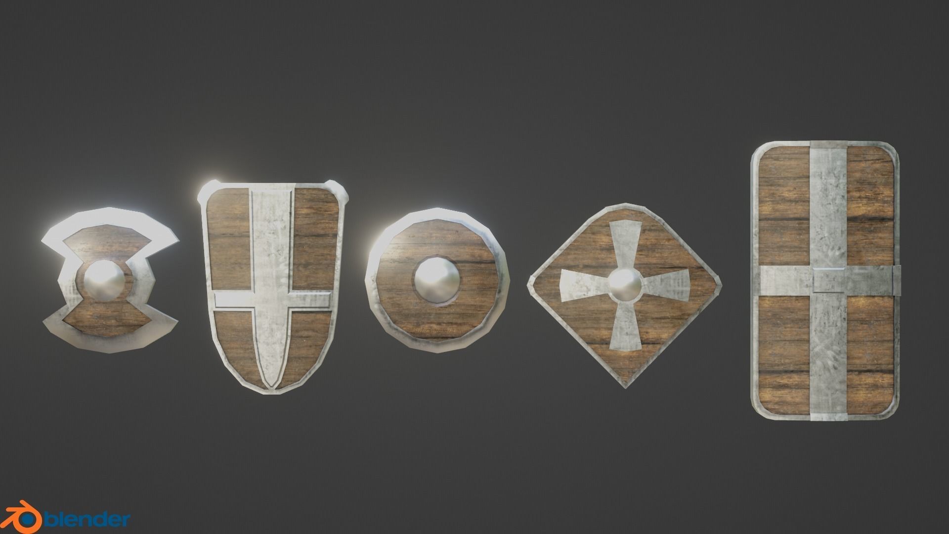 Medieval Weapon Pack Low-poly 3D model_21