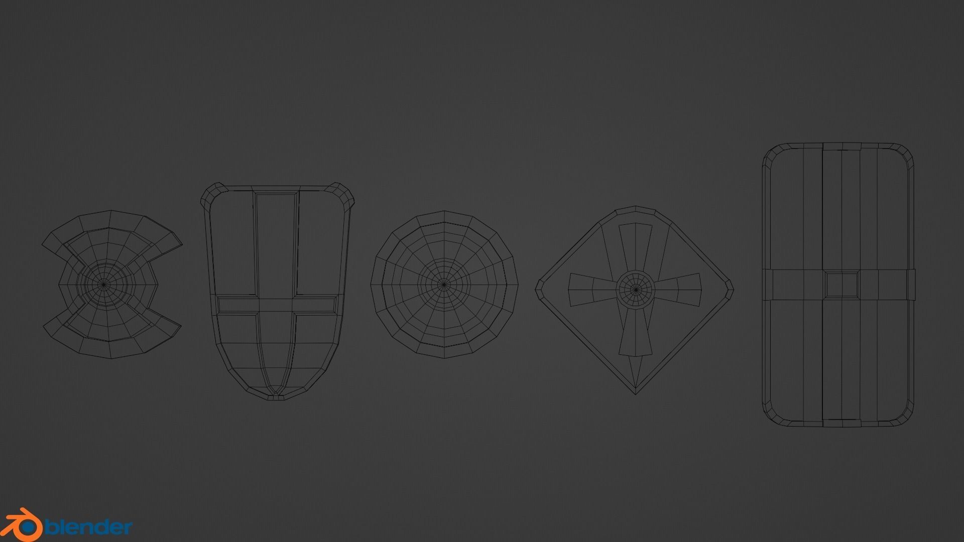 Medieval Weapon Pack Low-poly 3D model_26