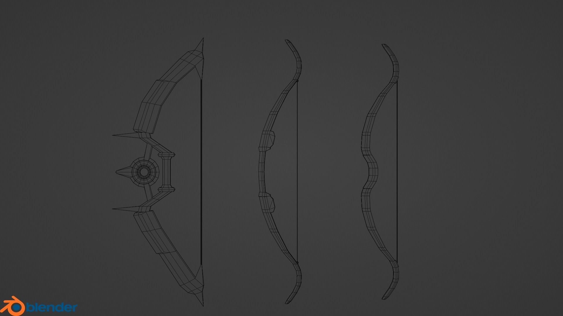Medieval Weapon Pack Low-poly 3D model_8