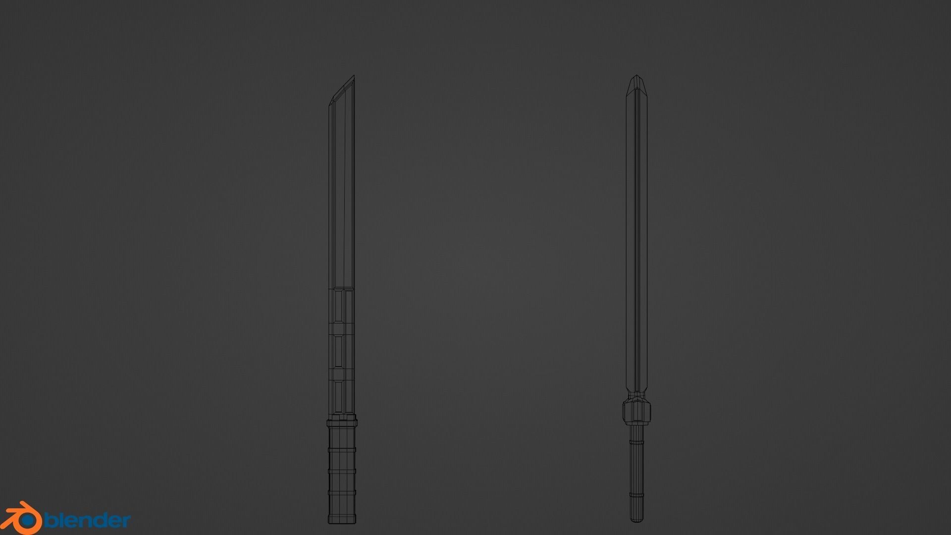 Medieval Weapon Pack Low-poly 3D model_39