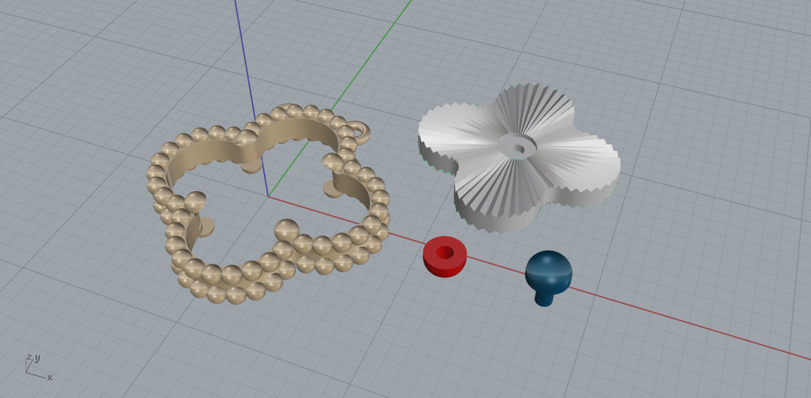 Pendant 3D print model B11 3D print model_11