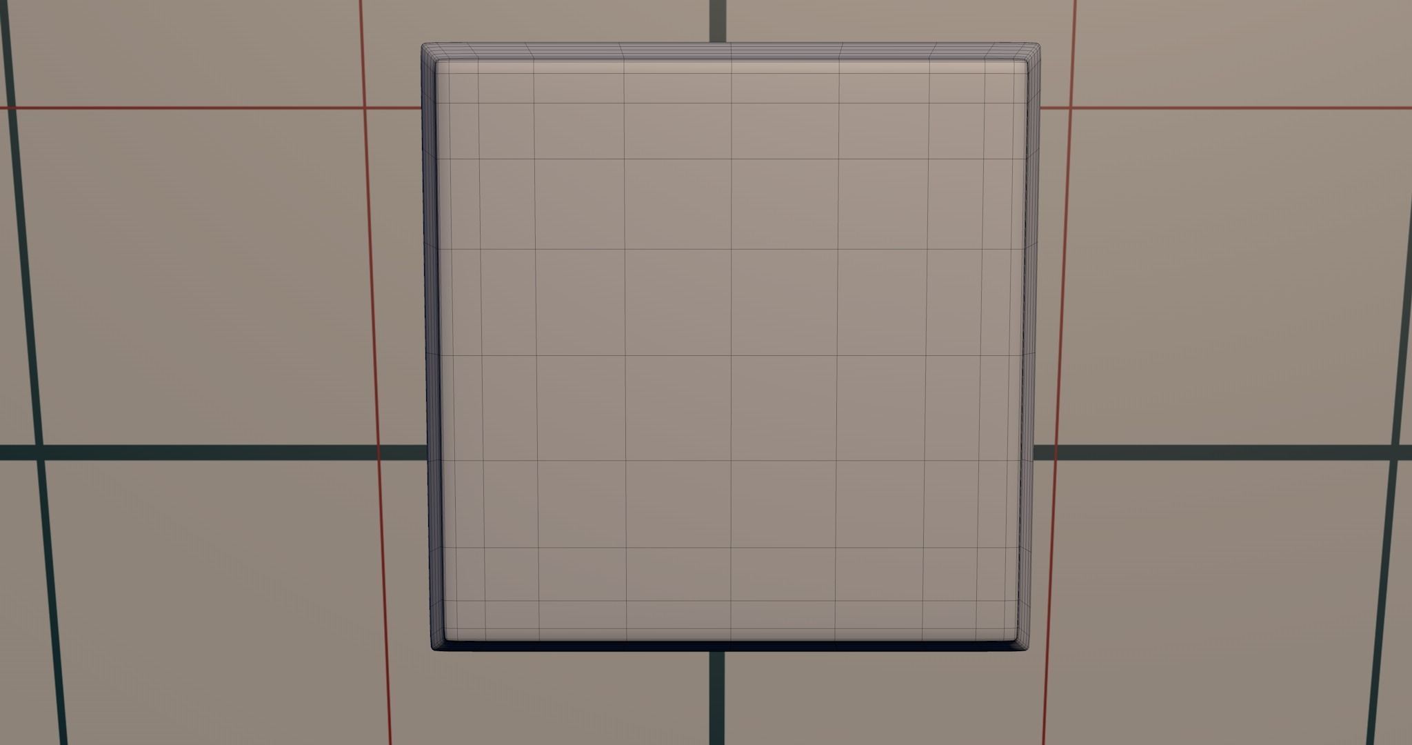 Stool PBR wooden Low-poly 3D model_11