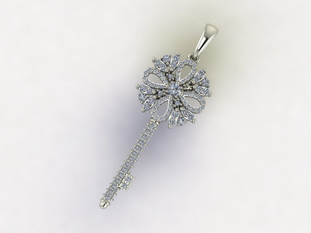 KEY PENDANT 3D print model_2