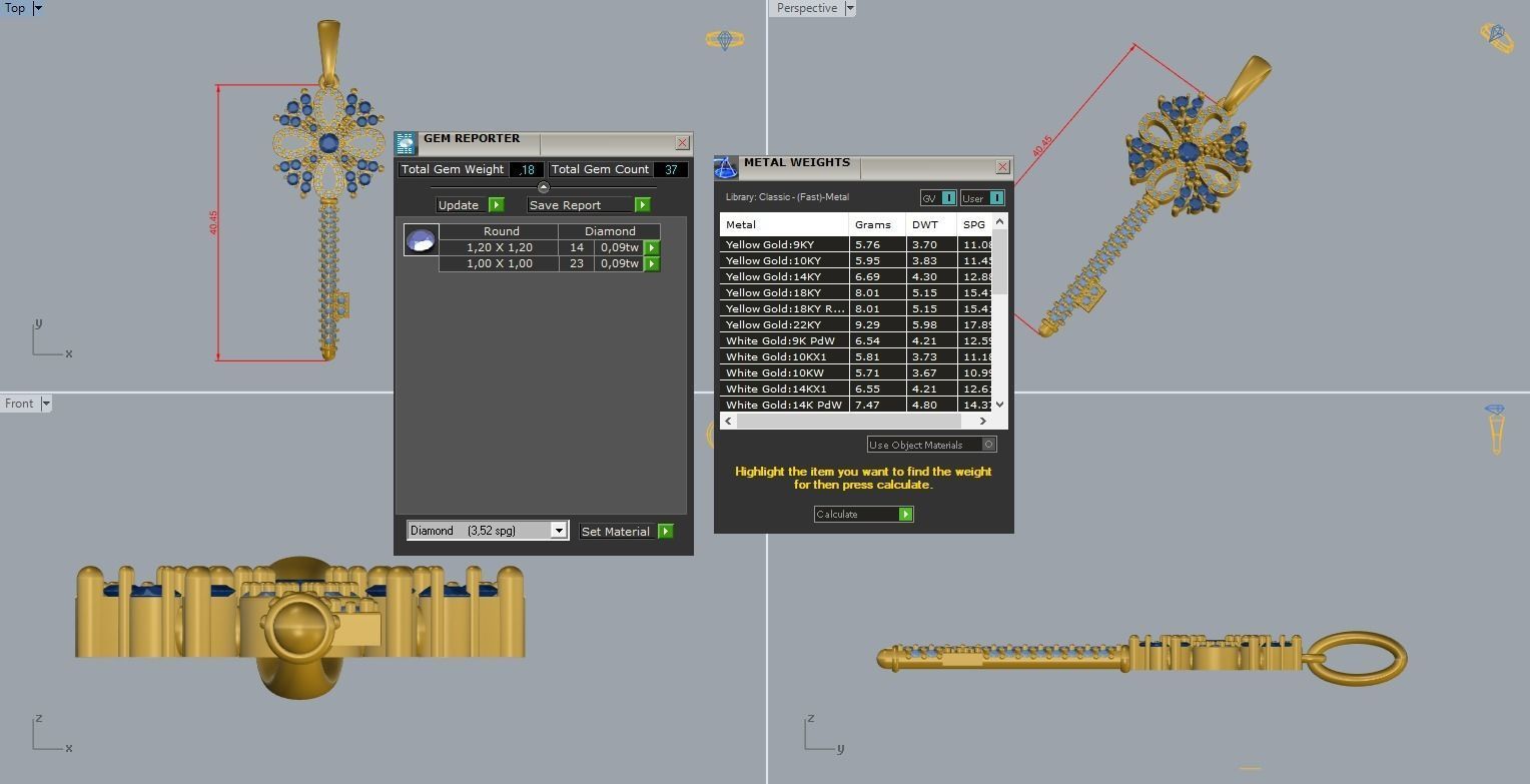 KEY PENDANT 3D print model_3