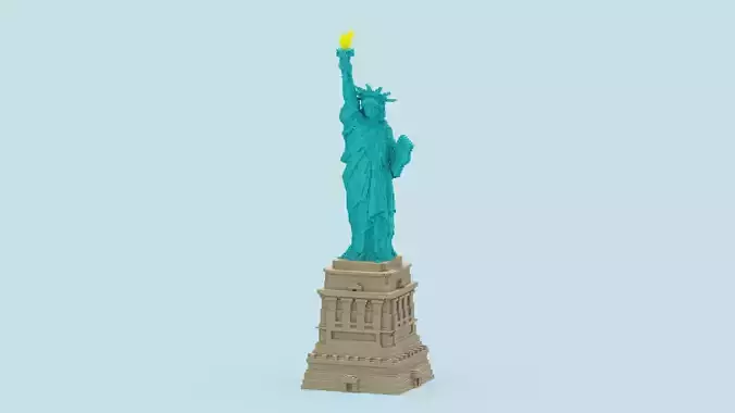 Voxel Statue of Liberty 