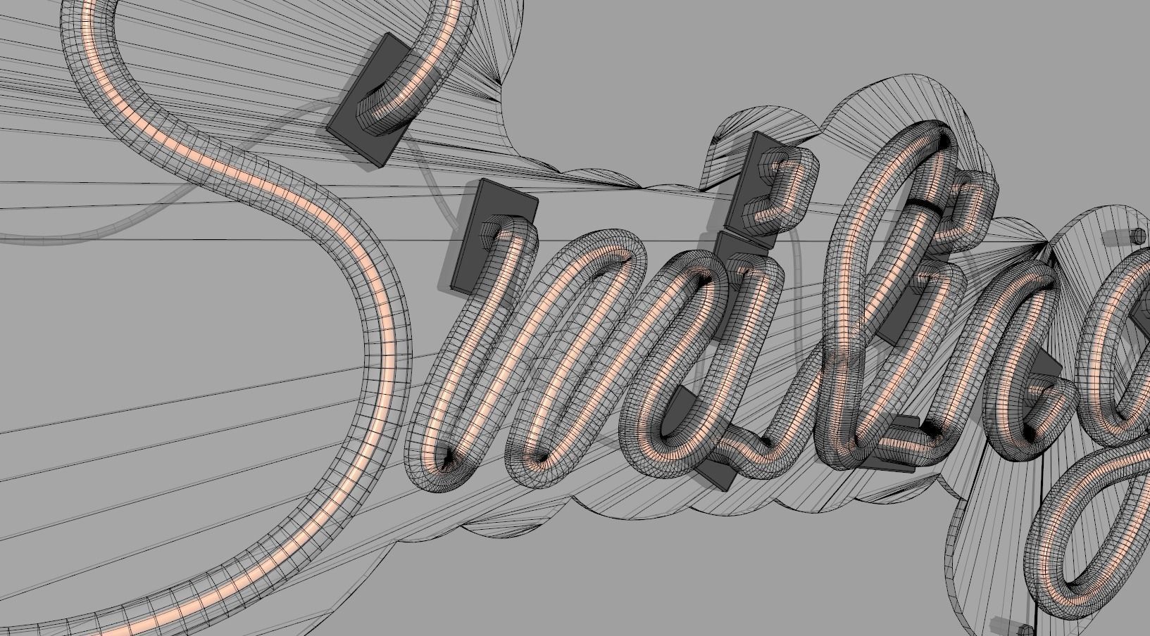 Keep Smiling - Neon Sign 3D model_8