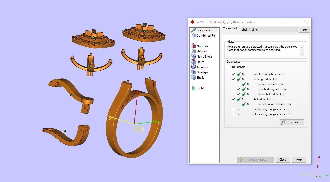 Ring and Earrings Diamond jewelry set 3d print model A73 3D print model_8