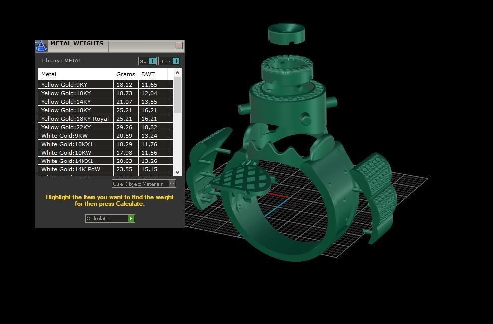 Mens Ring 3D print model A75 3D print model_9