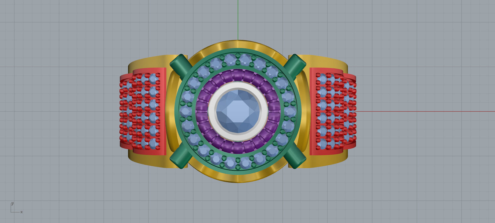 Mens Ring 3D print model A75 3D print model_10