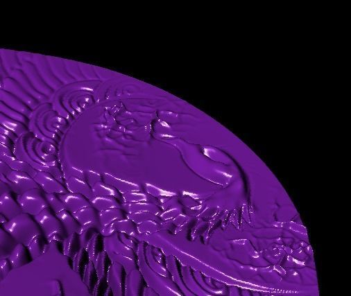 Phoenix Pendant 3D print model_7