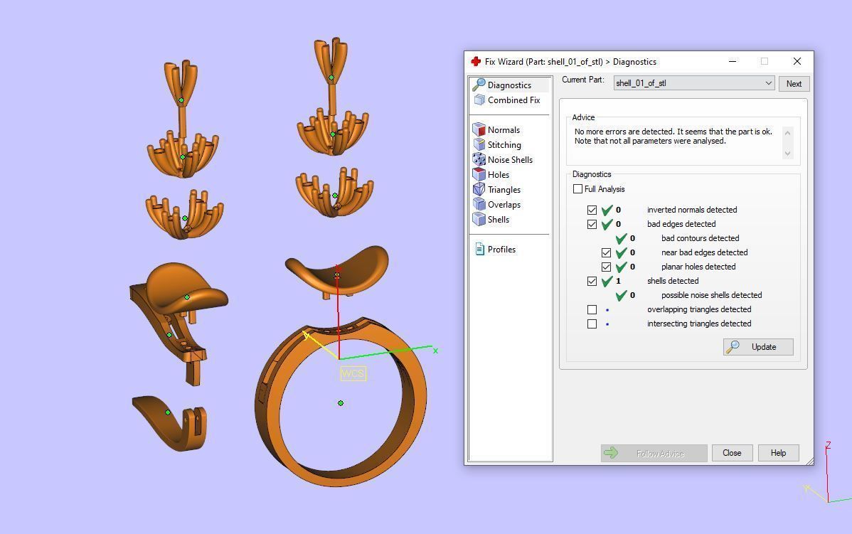 Ring and Earrings Diamond jewelry set 3d print model A80 3D print model_8