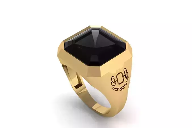 Square Signet Ring R 168