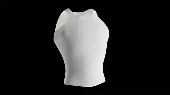 Tank Top Low-poly 3D model