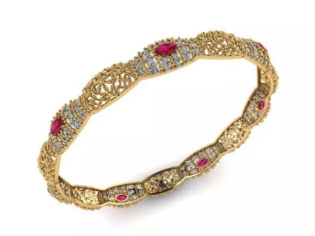 Bracelet 3D print model_0