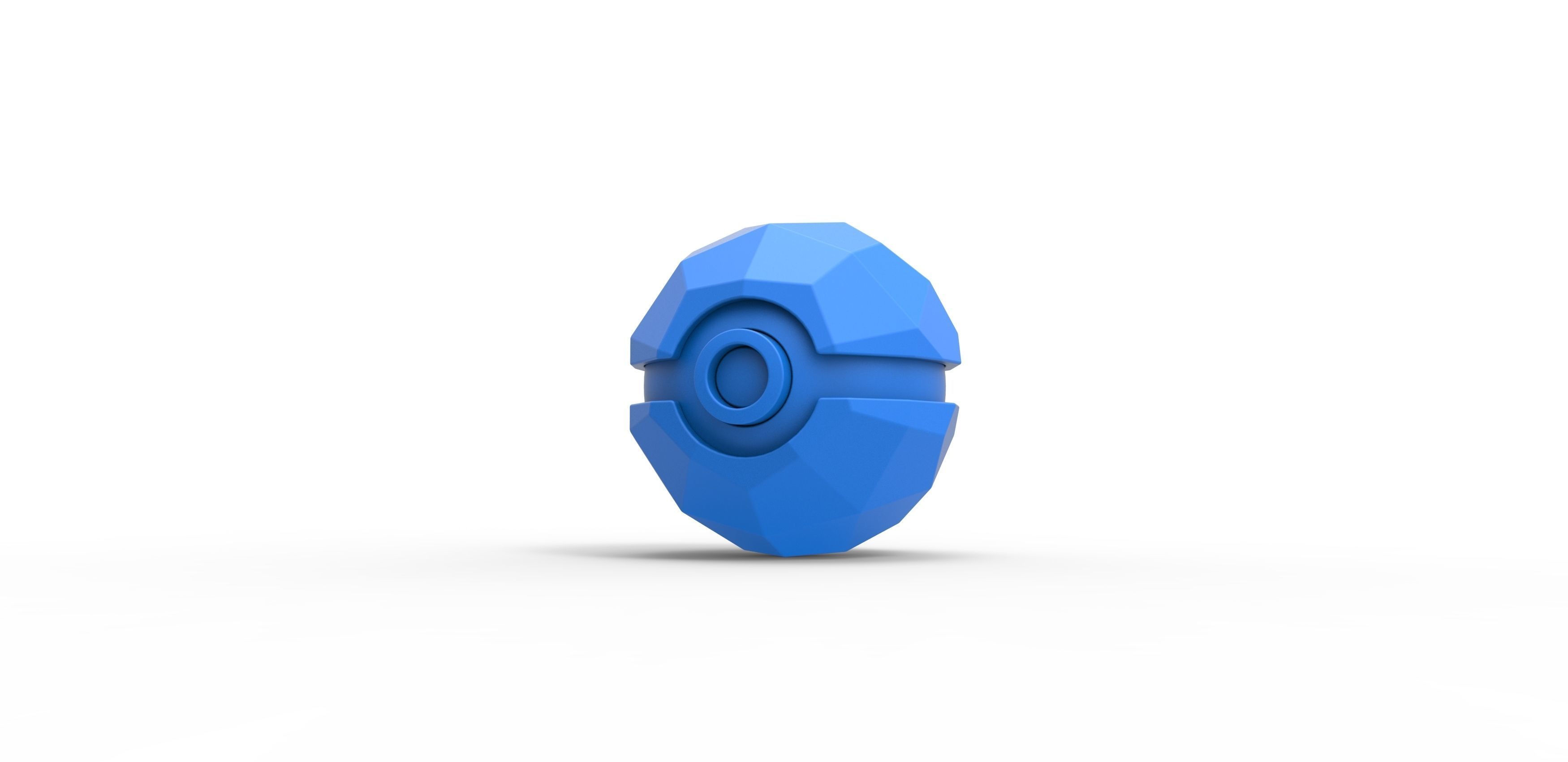 Polygonal shape orb 3D print model_9