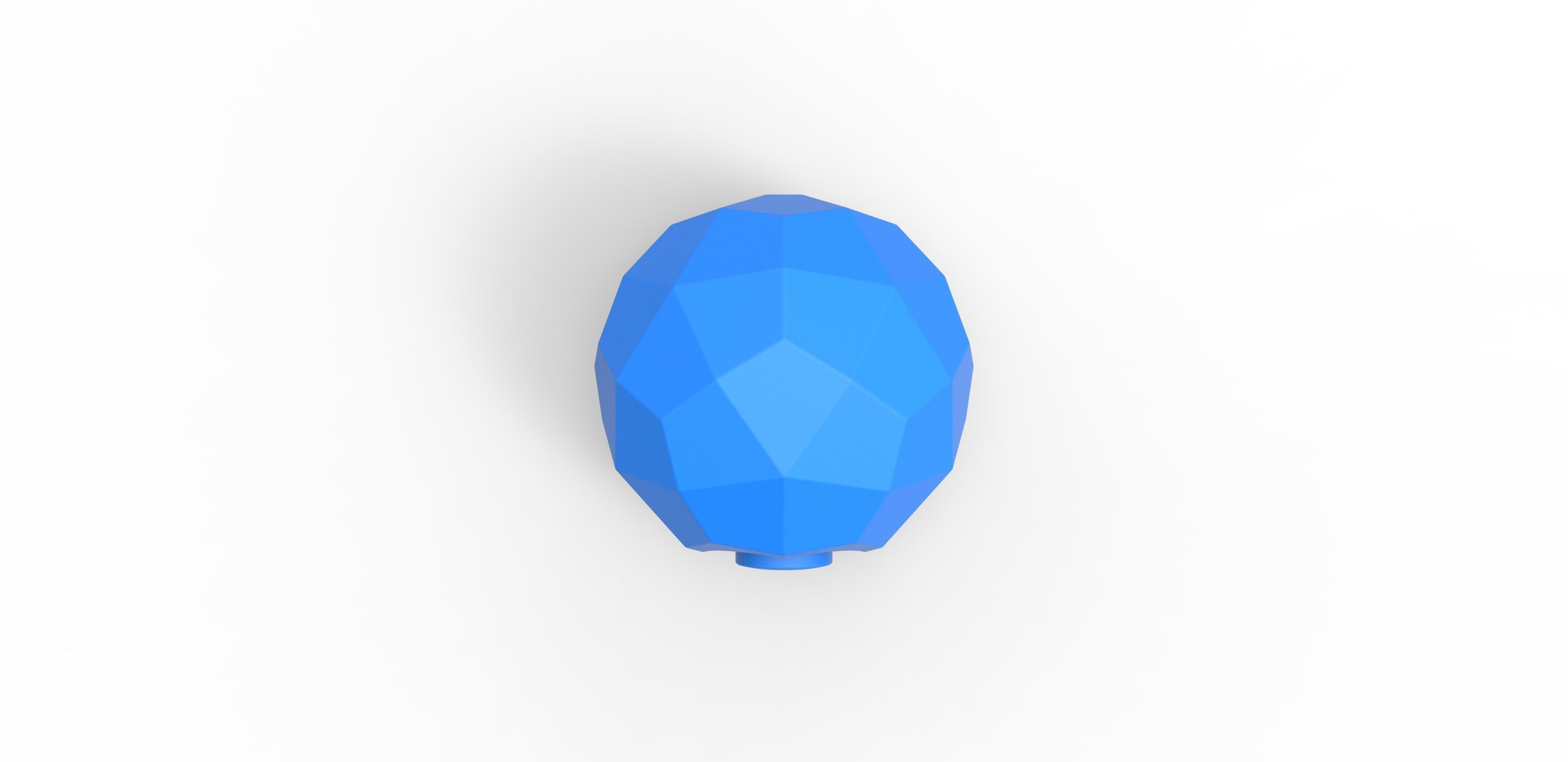 Polygonal shape orb 3D print model_12