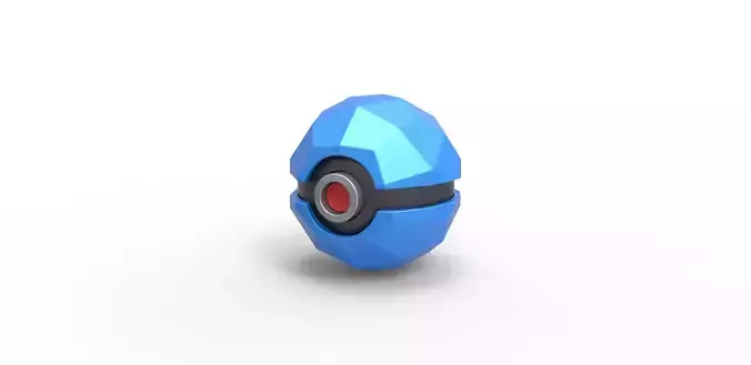 Polygonal shape orb 3D print model