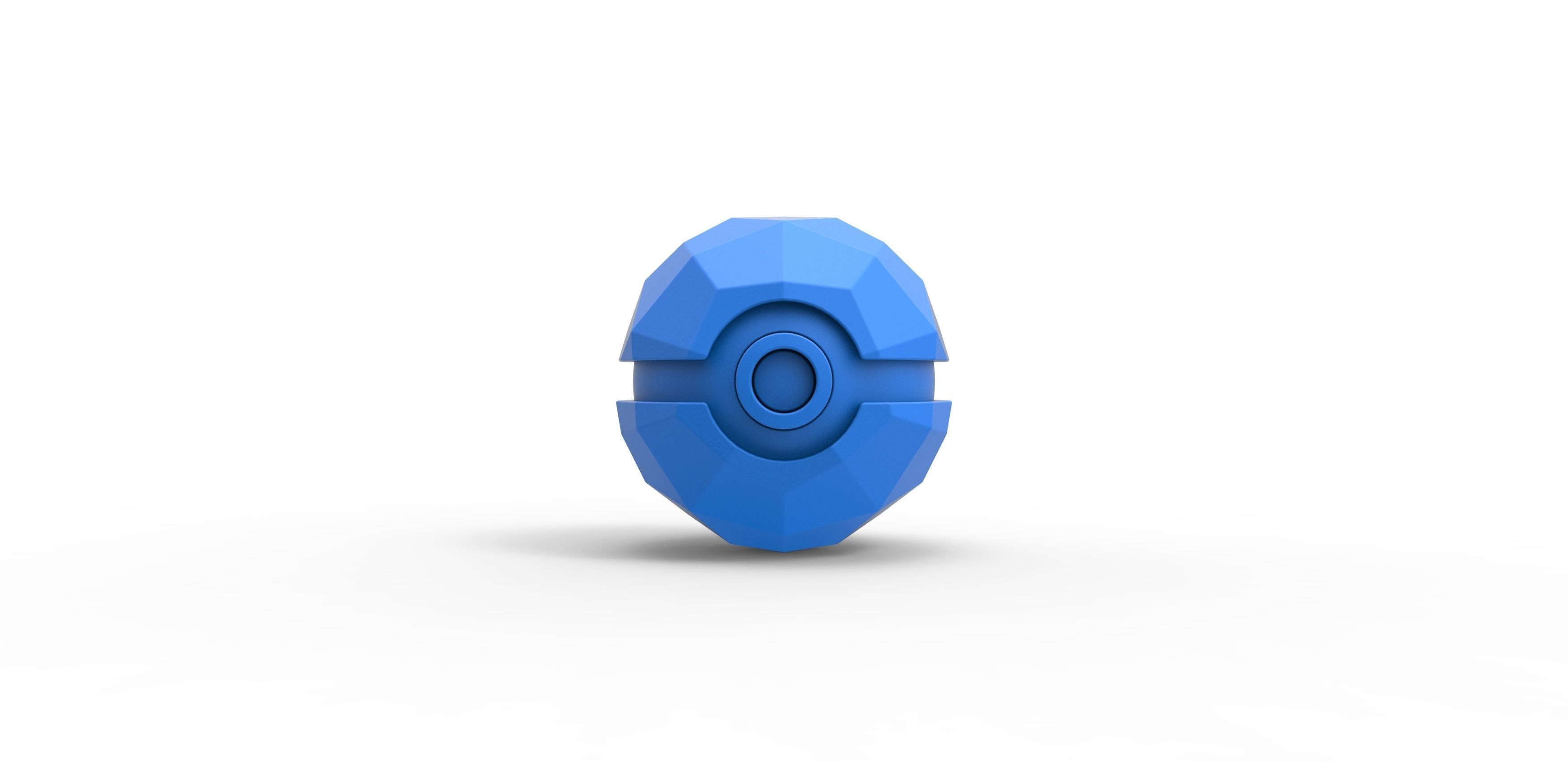 Polygonal shape orb 3D print model_10