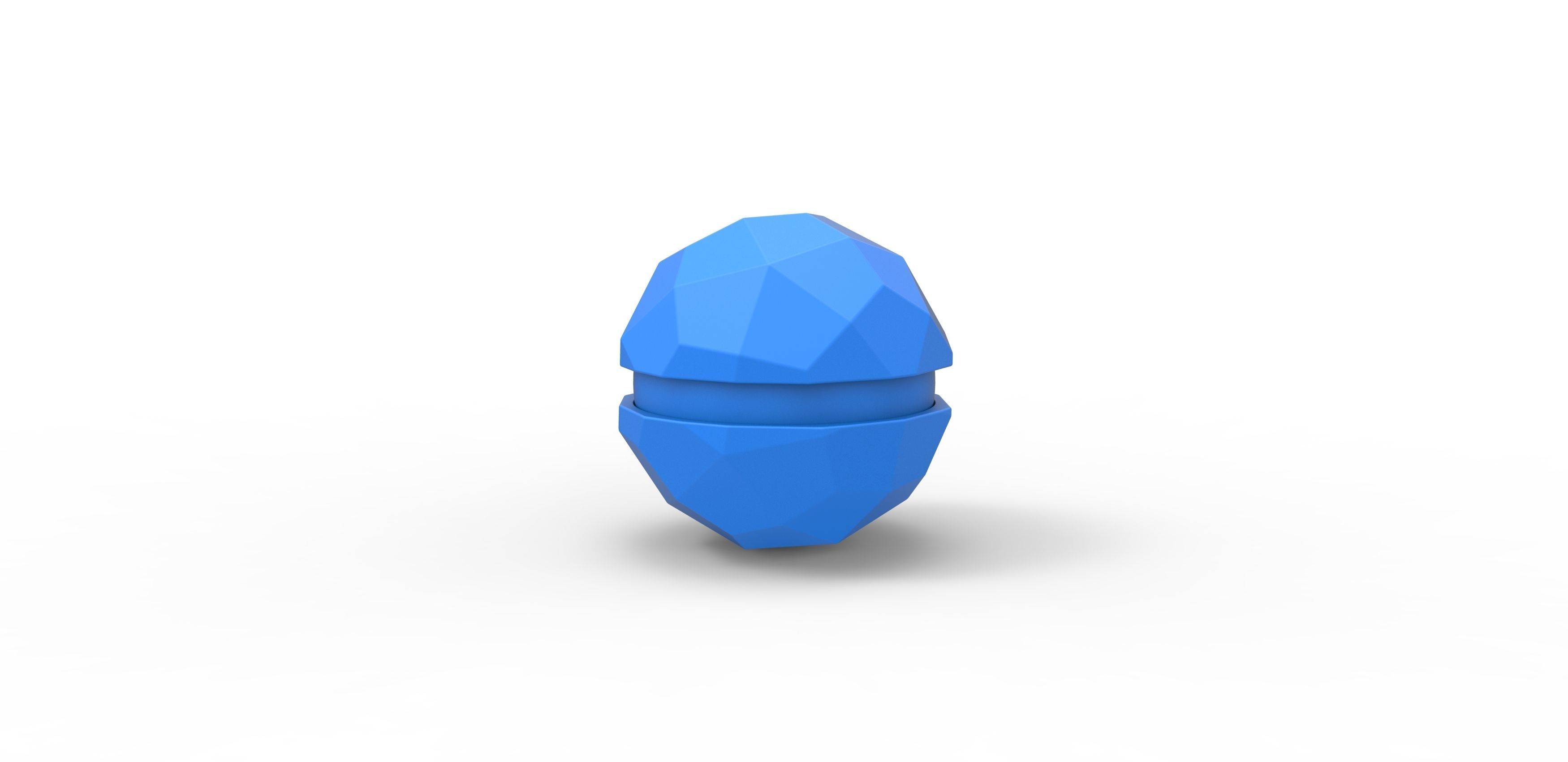 Polygonal shape orb 3D print model_15