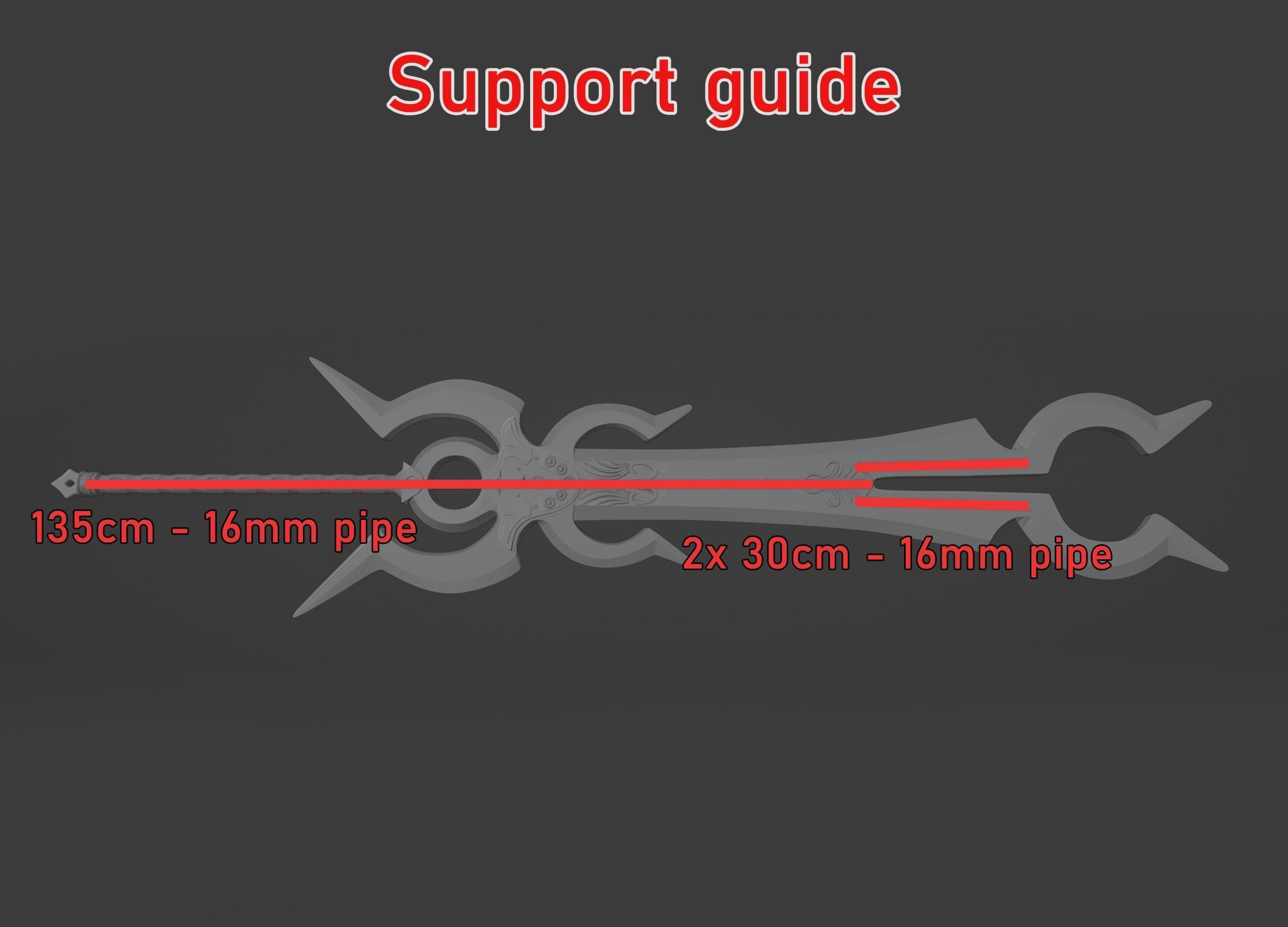 Auron Masamune Sword - Final Fantasy X 3D print model_1