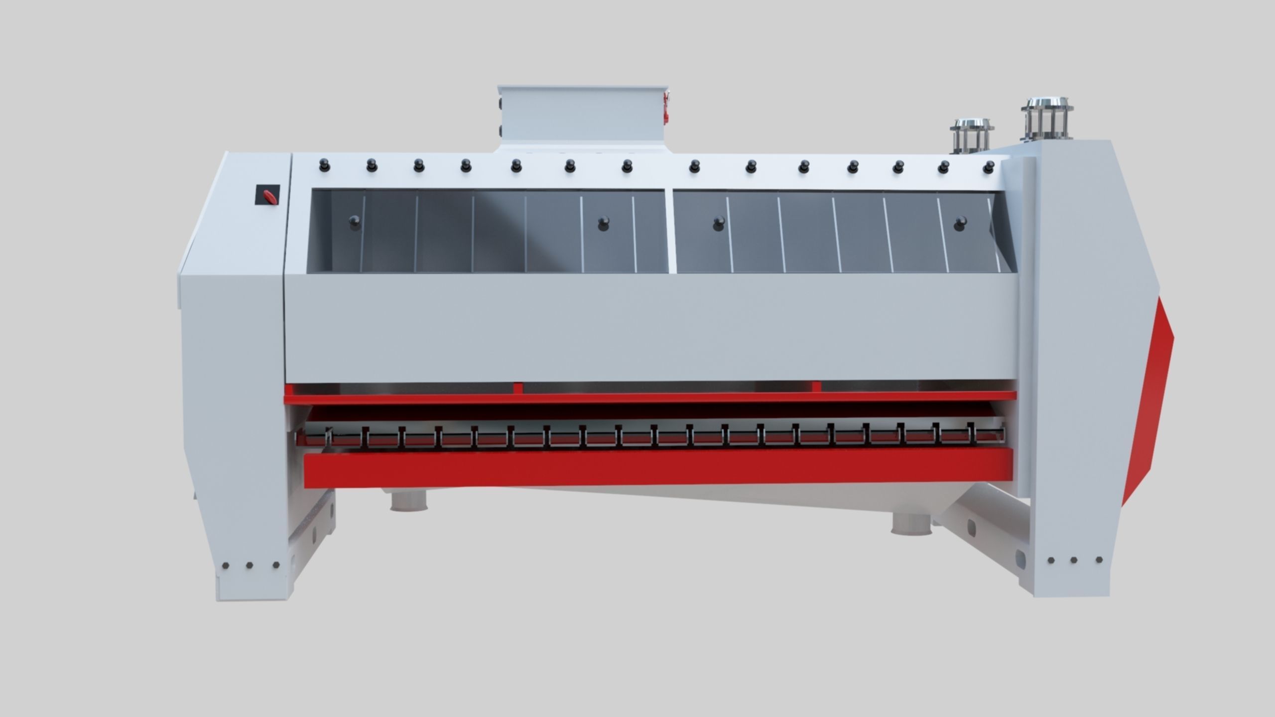 Semolina Purifier - Wheat Grain Flour Milling Machine Low-poly 3D model_32