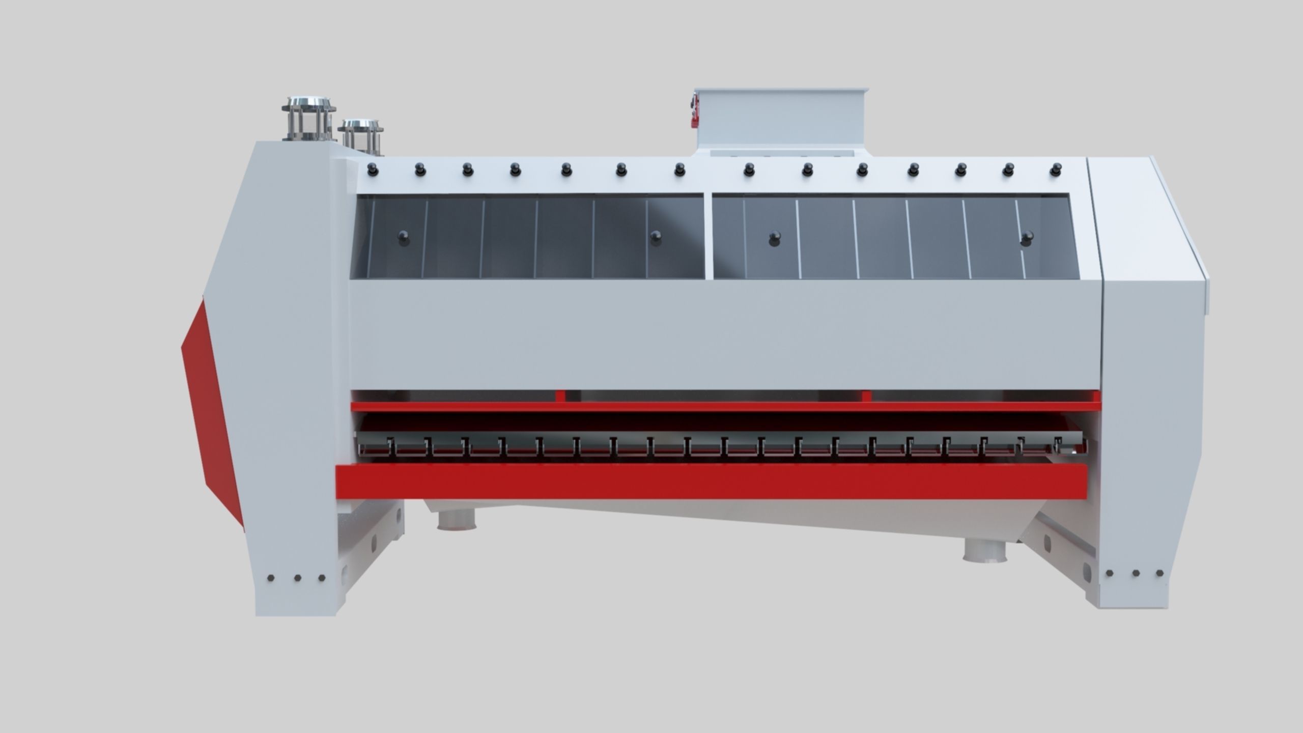 Semolina Purifier - Wheat Grain Flour Milling Machine Low-poly 3D model_10