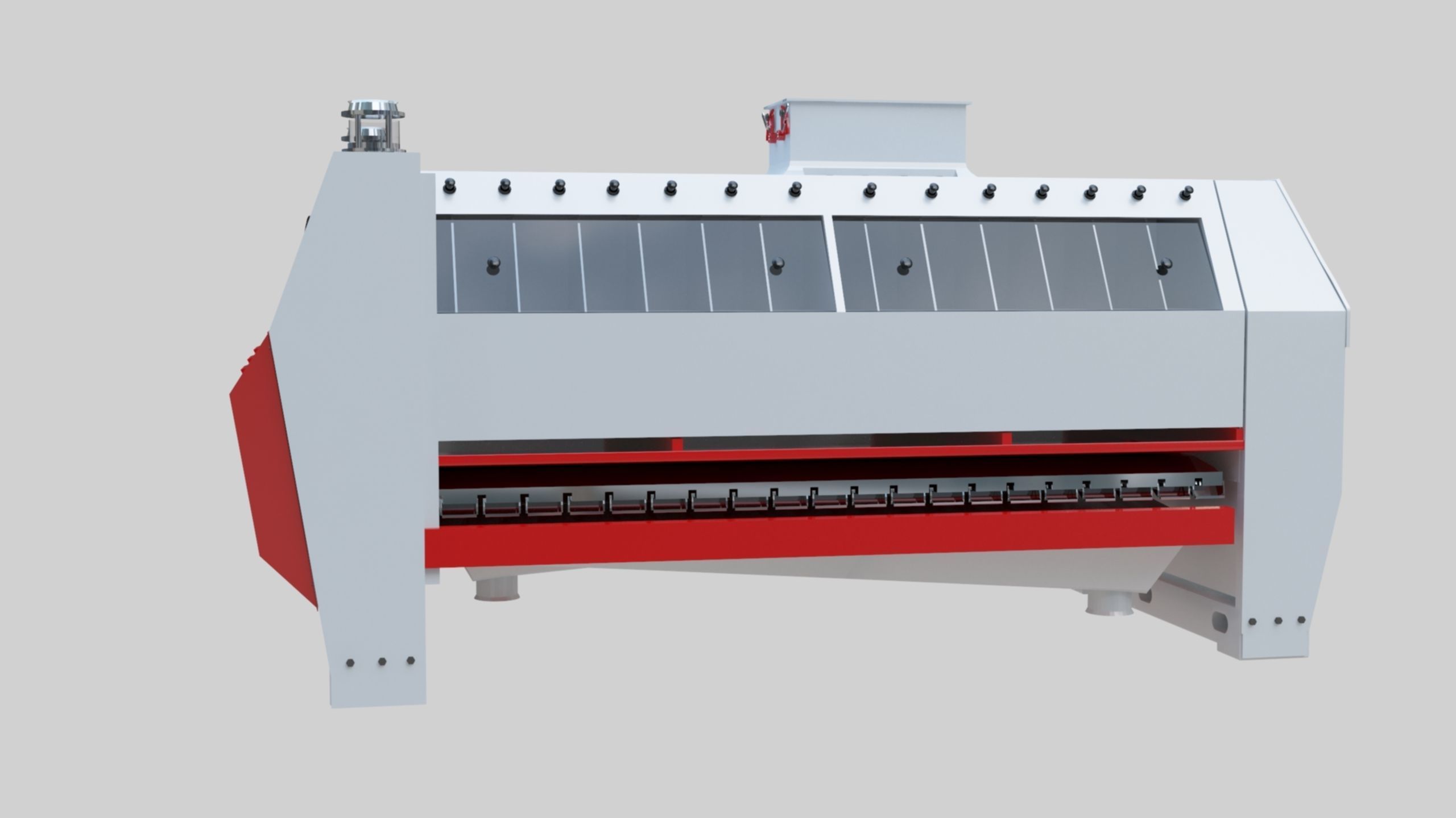 Semolina Purifier - Wheat Grain Flour Milling Machine Low-poly 3D model_33