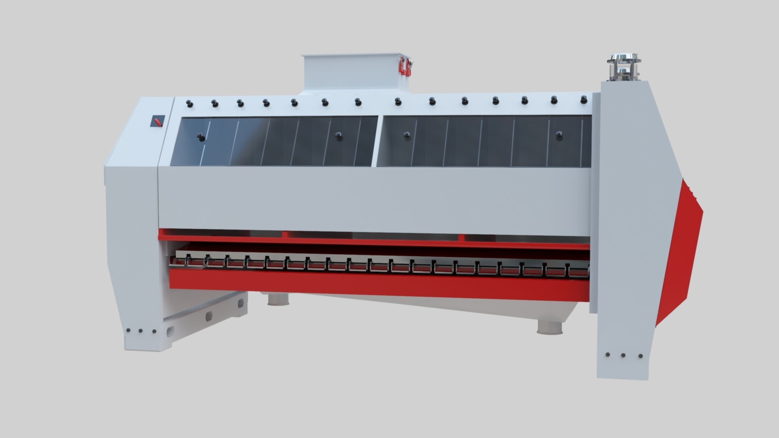 Semolina Purifier - Wheat Grain Flour Milling Machine Low-poly 3D model_5
