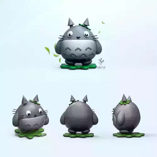 Totoro 3D print model
