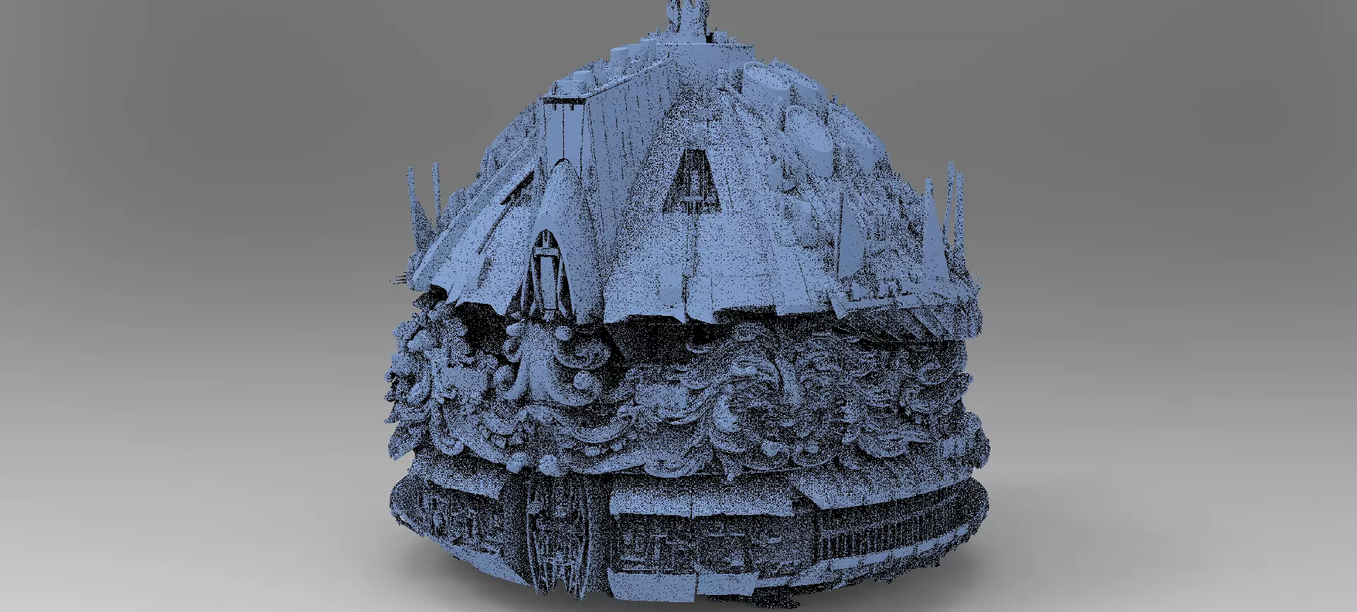 Ocean Cyberpunk Atlantis Deep Tower 4 3D model