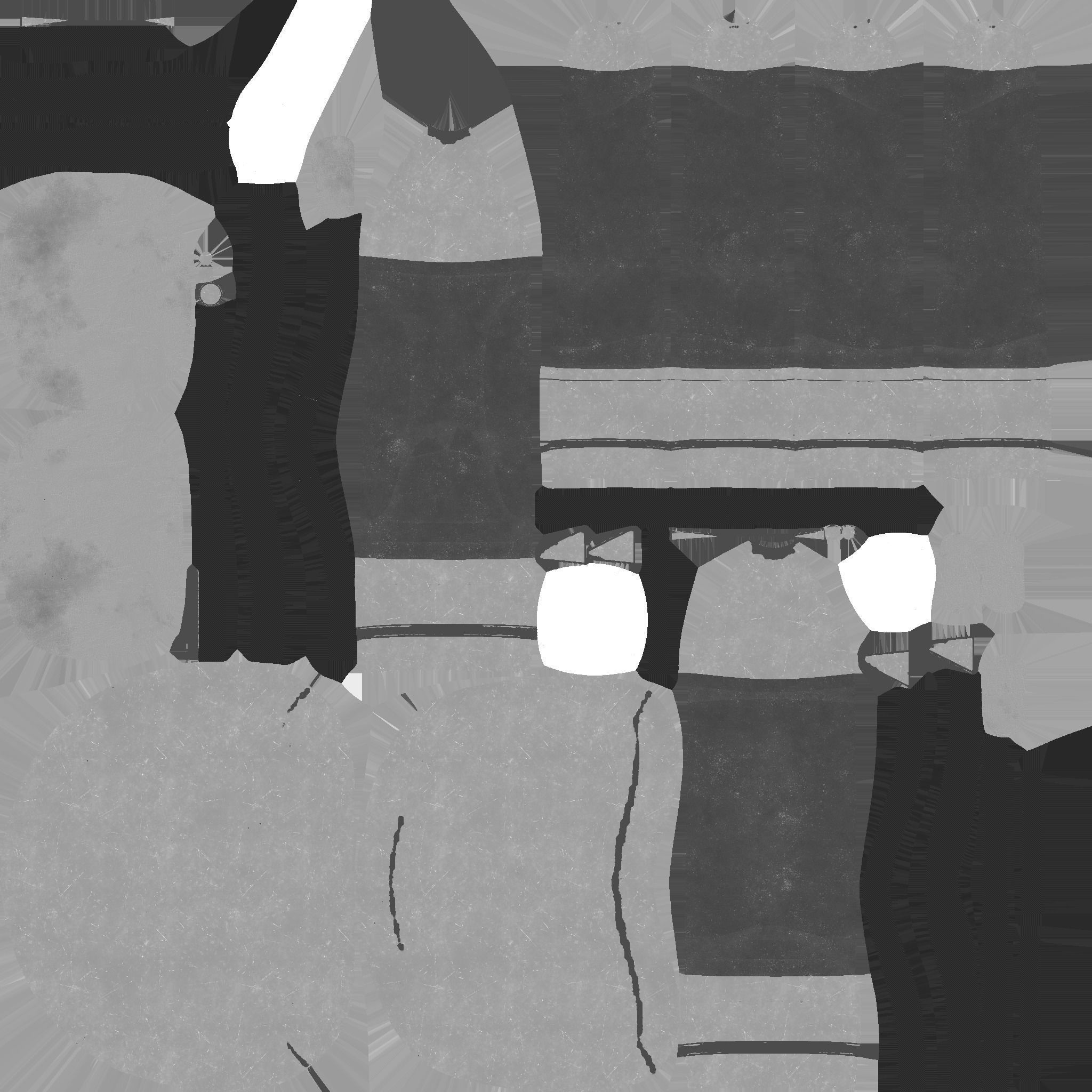 Jetpack D08 Light Steel - SciFi Character Design Low-poly 3D model_23