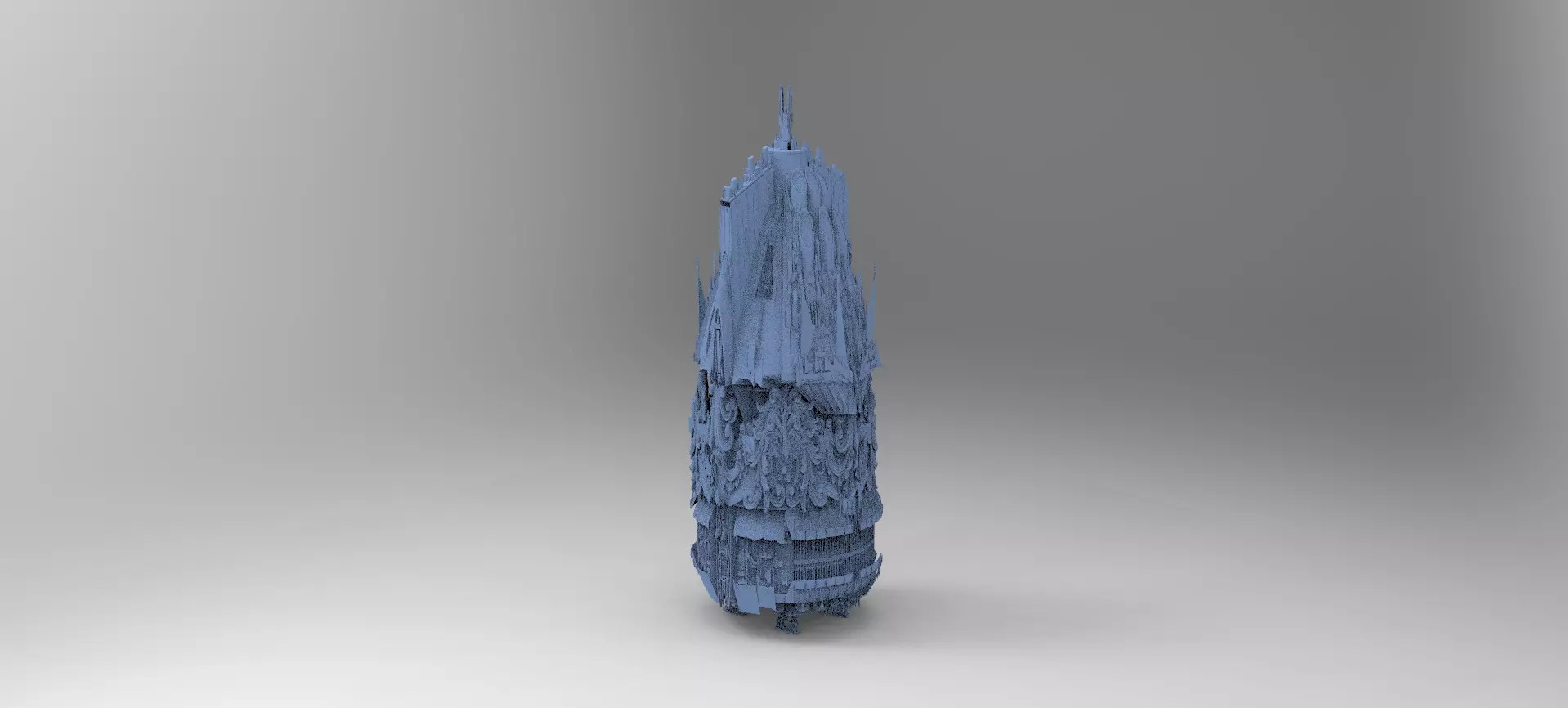 Ocean Cyberpunk Atlantis Deep city Masters tower 1  3D model_0