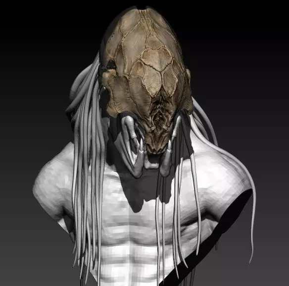 Feral Predator Mask prey 3D print model_0