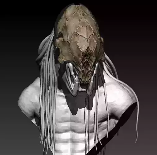 Feral Predator Mask prey 3D print model