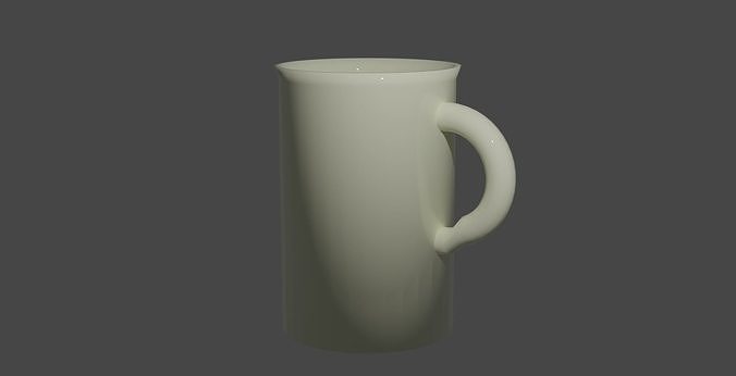 Simple Diner Mug Free 3D model