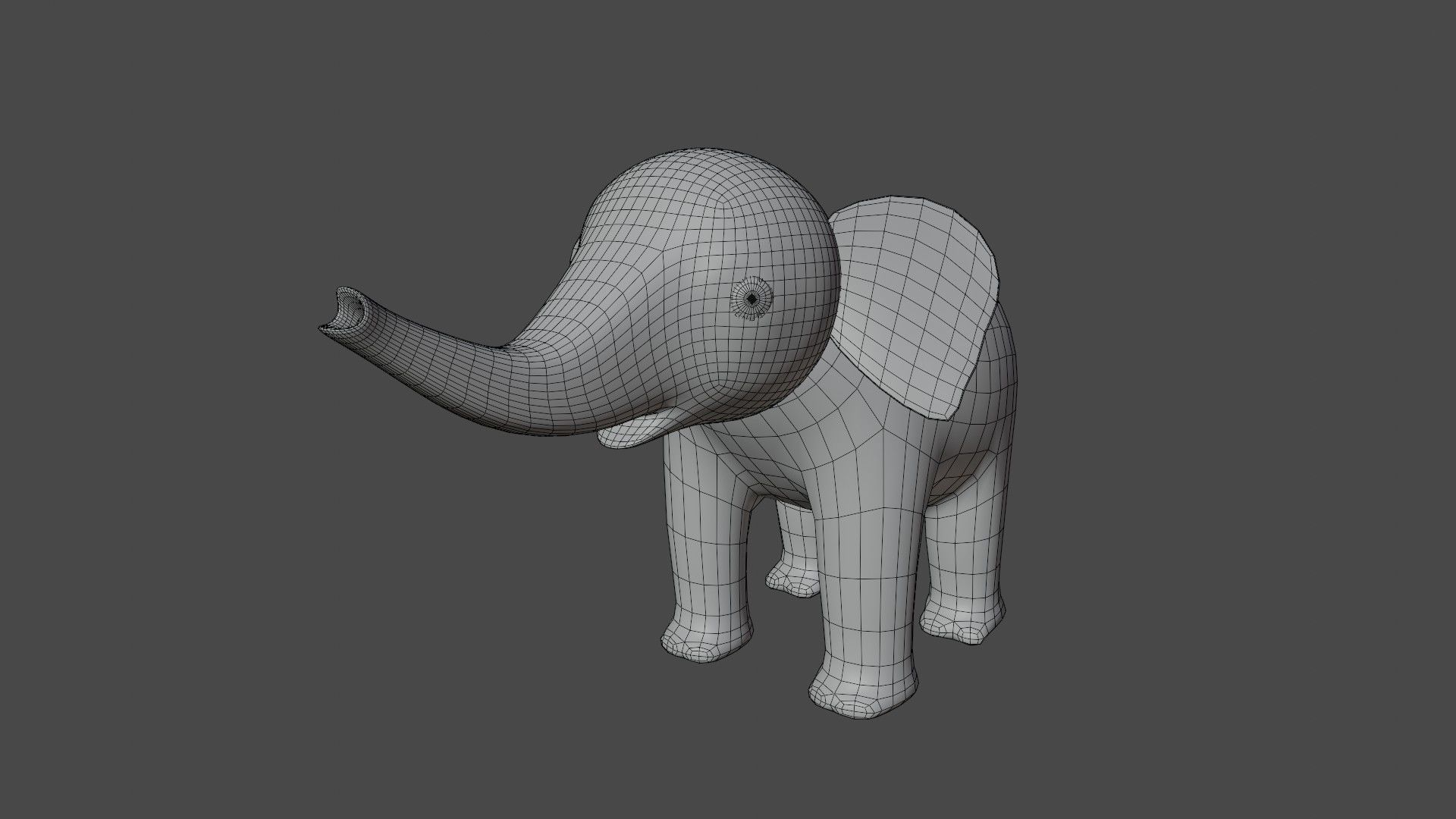 The Little Elephant 3D model_3