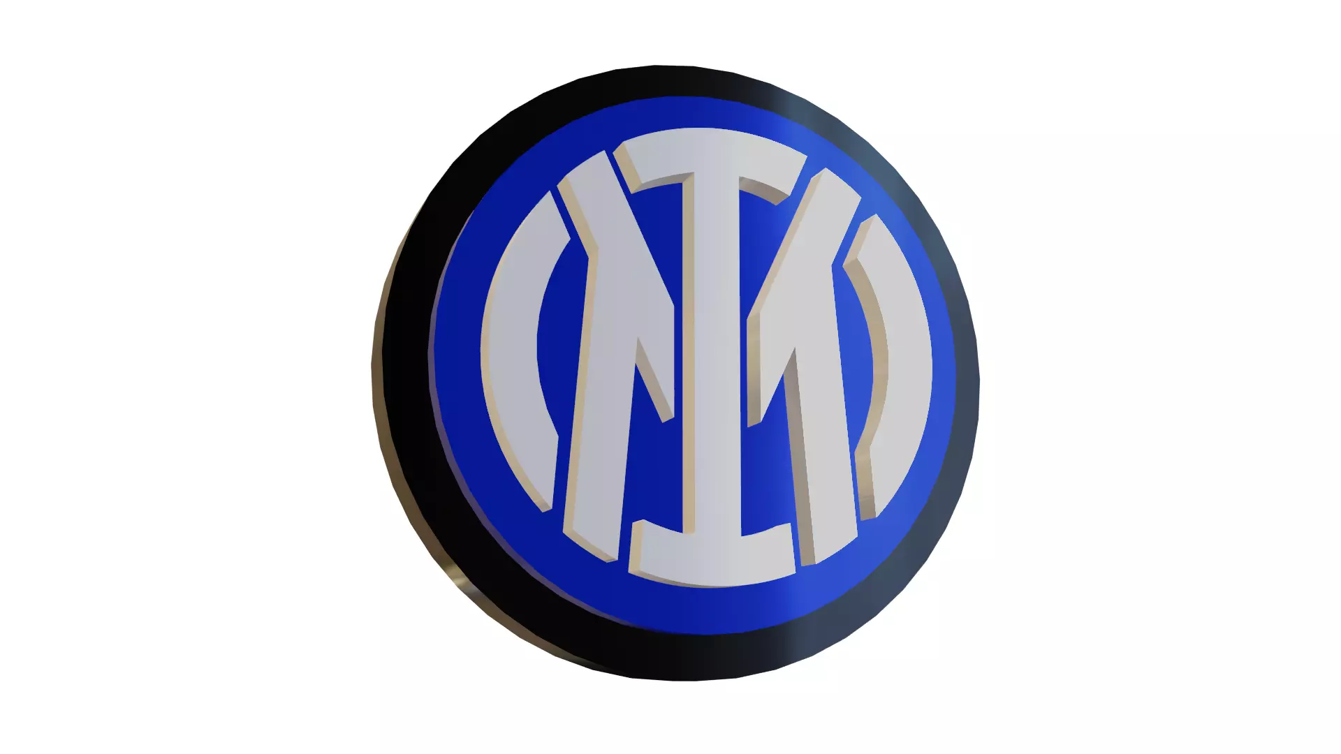 Intermilan Logo  Low-poly 3D model_0